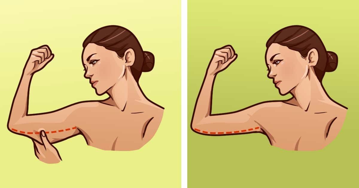 تمارين الذراع لشد ترهل الذراع وتقوية العضلة ثلاثية الرؤوس حتى لا تتراكم الدهون بالذراعين