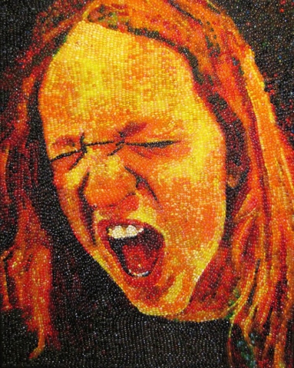 هل يمكنك رسم لوحات باستخدام حلوي الـ “Jelly Beans ” إبدع فريد من نوعه