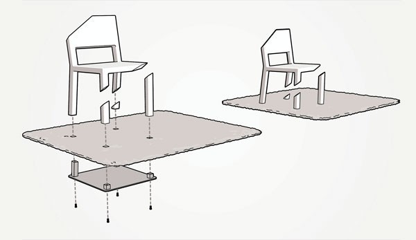 تصميم جديد لكرسي رائع ، تخيل أن تجلس على كرسي بثلاثة أرجل مكسورة ! تصميم جديد لكرسي رائع ، تخيل أن تجلس على كرسي بثلاثة أرجل مكسورة !