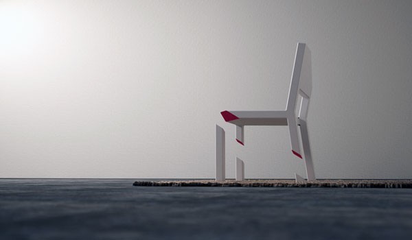 تصميم جديد لكرسي رائع ، تخيل أن تجلس على كرسي بثلاثة أرجل مكسورة ! تصميم جديد لكرسي رائع ، تخيل أن تجلس على كرسي بثلاثة أرجل مكسورة !