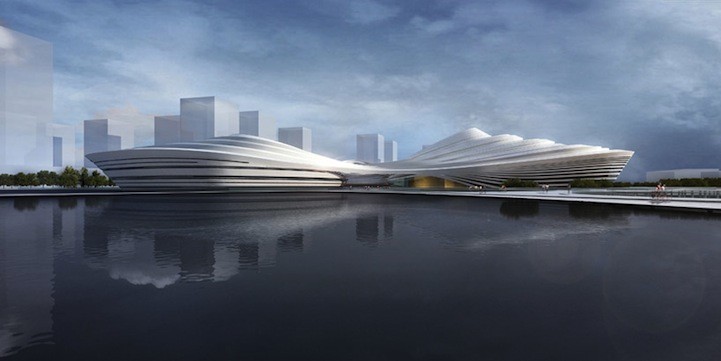 مركز مذهل للرياضة في جينغتشو في الصين -صور-