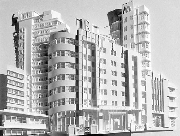 ابداع الأوريجامي في مباني من الورق ابداع الأوريجامي في مباني من الورق