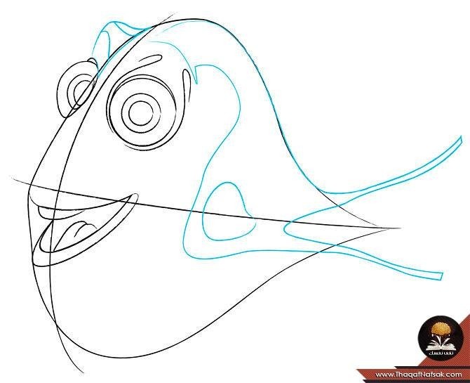 تعلم رسم السمكة دوري “خطوات بالصور” تعلم رسم السمكة دوري “خطوات بالصور”