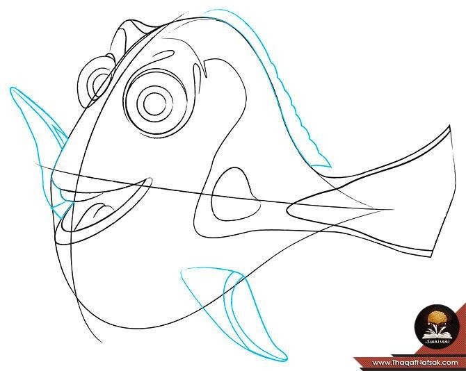 تعلم رسم السمكة دوري “خطوات بالصور” تعلم رسم السمكة دوري “خطوات بالصور”