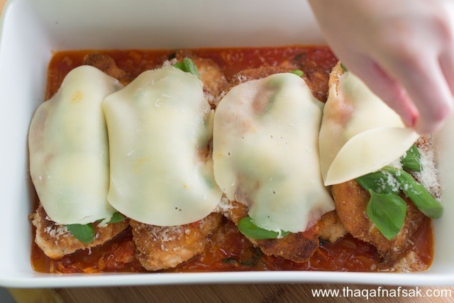 وصفة صدور الدجاج بجبن البارميزان الإيطالي