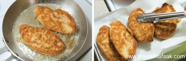 وصفة صدور الدجاج بجبن البارميزان الإيطالي