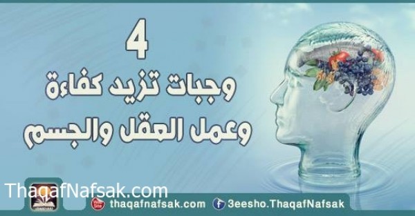 4 وجبات تزيد الذكاء وتحسن كفاءة وعمل العقل والجسم 4 وجبات تزيد الذكاء وتحسن كفاءة وعمل العقل والجسم