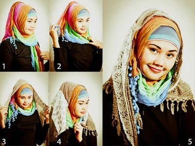 بالصور : لأناقتك تعلمي ربطات حجاب رائعة ومبتكرة خطوة خطوة