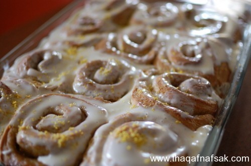 وصفة سينابون الليمون .