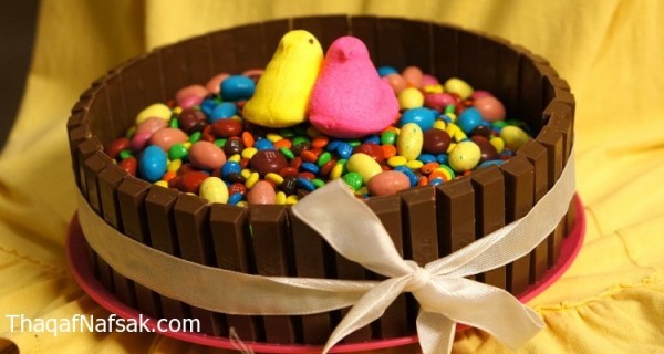 طريقة عمل كيكة الإم أند إمز والكت كات طريقة عمل كيكة الإم أند إمز والكت كات
