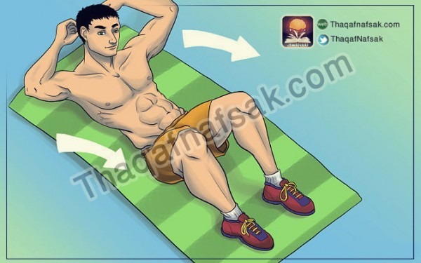 كيف تحصل على عضلات بطن كالمحترفين كيف تحصل على عضلات بطن كالمحترفين