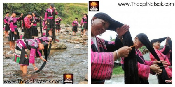 هوانغلو ’’ القرية صاحبة السكان الأطول شعر في العالم ‘‘ !! بالصور