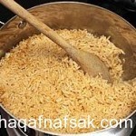 بالصور طريقة عمل الارز البني للرجيم بالكزبرة والليمون