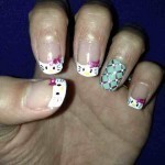 زيني أظافرك برسم القطة كيتي مع شرح بالصور