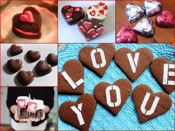 أسرع طريقة لعمل قلوب الشوكولاته