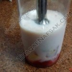كوكتيل الموز والفراولة بالحليب المخصوص