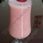 كوكتيل الموز والفراولة بالحليب المخصوص
