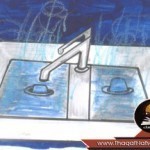 تنظيف حوض المطبخ وإزالة البقع والخدوش بالصور