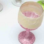 بالصور طريقة تزيين الكاسات بالجليتر