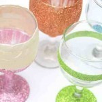 بالصور طريقة تزيين الكاسات بالجليتر