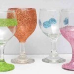 بالصور طريقة تزيين الكاسات بالجليتر