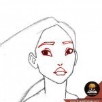 كيف ترسم بوكاهانتس احد اميرات ديزني “خطوات بالصور”