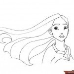 كيف ترسم بوكاهانتس احد اميرات ديزني “خطوات بالصور”