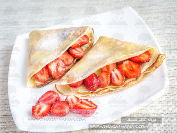 بالصور تعلمي طريقة عمل الكريب فى المنزل