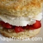 وصفة بسيطة لعمل كعك الفراولة والكريمة بالصور