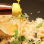 وصفة شهية لعمل الجمبرى بالارز المحمر بالصور