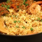 وصفة شهية لعمل الجمبرى بالارز المحمر بالصور