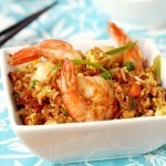 وصفة شهية لعمل الجمبرى بالارز المحمر بالصور