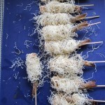 بالصور طريقة رولز الكنافة بالجمبري أكلة جديدة