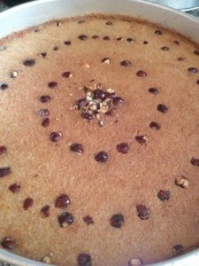 طريقة تحضير البسبوسة بالمكسرات بالصور