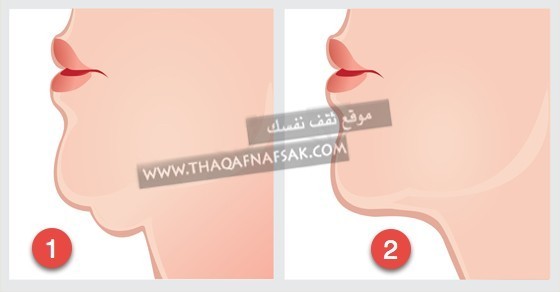 تمارين للتخلص من دهون الذقن المزدوج تمارين للتخلص من دهون الذقن المزدوج