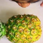 بالصور تعلم تقطيع الأناناس