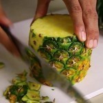 بالصور تعلم تقطيع الأناناس