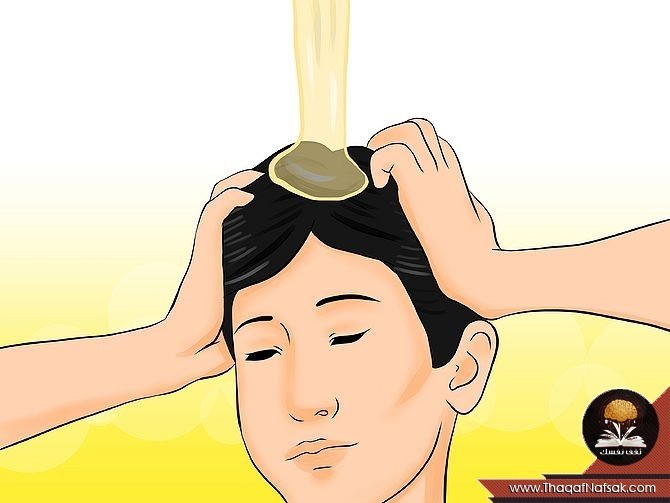 كيف تستخدم زيت البيض لوقف تساقط الشعر بالصور كيف تستخدم زيت البيض لوقف تساقط الشعر بالصور