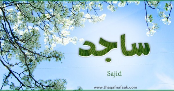 معنى اسم ساجد وصفات حامل الاسم معنى اسم ساجد وصفات حامل الاسم
