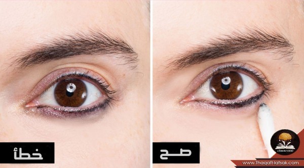 أخطاء وضع كحل العيون بالصور