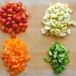 بالصور طريقة عمل بيتزا قوس قزح