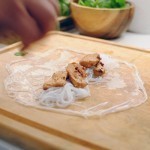 سبرنج رول الدجاج من غير تحمير وصفة صحية