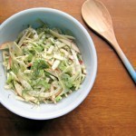 عمل سلطة التفاح الأخضر بالصور