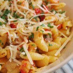 وصفة الباستا بالإستاكوزا والمشروم