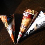 وصفة مخبوزات على شكل كونو بالصور بحشو السجق