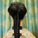 عمل تسريحة شعر ذيل السمكة المعكوسة بالصور عمل تسريحة شعر ذيل السمكة المعكوسة بالصور