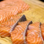 سمك السلمون المقلي بالصور