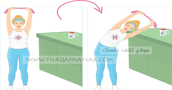 بالصور تمارين في البيت يمكنك اداؤها في المطبخ وأستغلال وقتك به بالصور تمارين في البيت يمكنك اداؤها في المطبخ وأستغلال وقتك به
