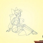 كيف ترسم اريل حورية البحر الصغيرة