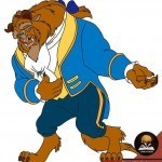 كيف ترسم الوحش من فيلم الجميلة والوحش